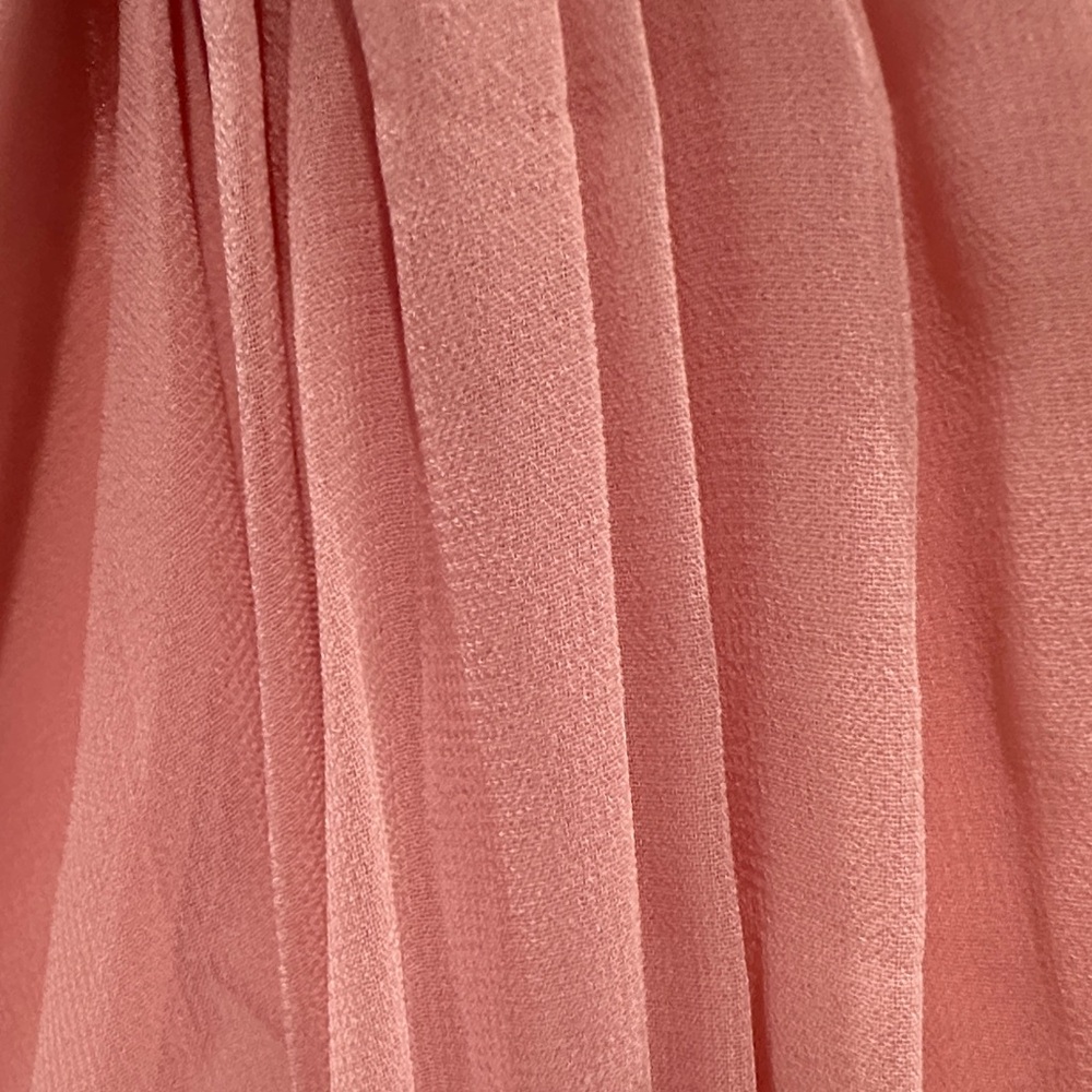 JS Collections Blush Pink 3D  Floral Flutter Sleeve Wedding Guest Dress Size 8 - Picture 12 of 15